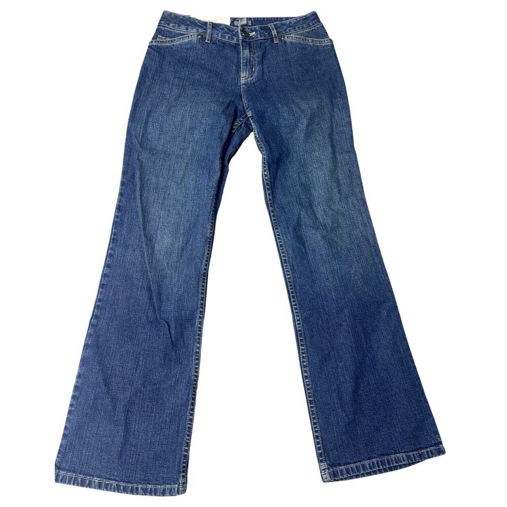 NWT J Jill Tried & True Fit Straight Leg Jeans Blue Denim Women’s 2P Petite
